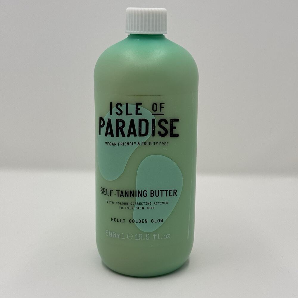 Isle of Paradise Self Tanning Butter Hello Golden Glow 16.9 Fl Oz New